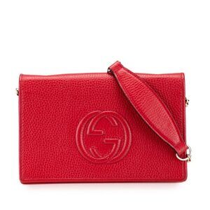 Gucci Leather Soho Wallet On Chain